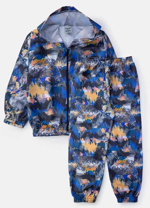 Keki Boys - Conjunto Masculino Corta Vento Multicores