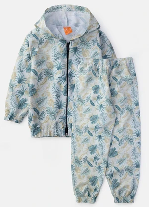 Torrox - Conjunto Masculino Corta Vento Tropical Branco - TORROX