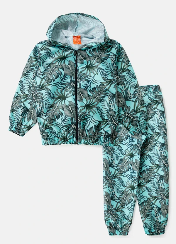 Torrox - Conjunto Masculino Corta Vento Verde Água 1