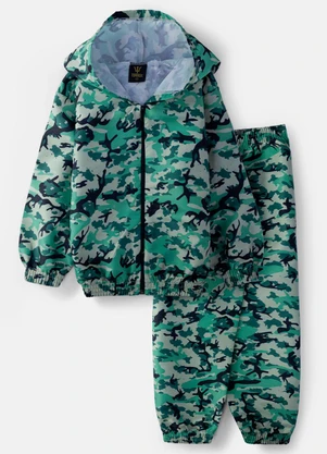 Torrox - Conjunto Masculino Corta Vento Verde - TORROX