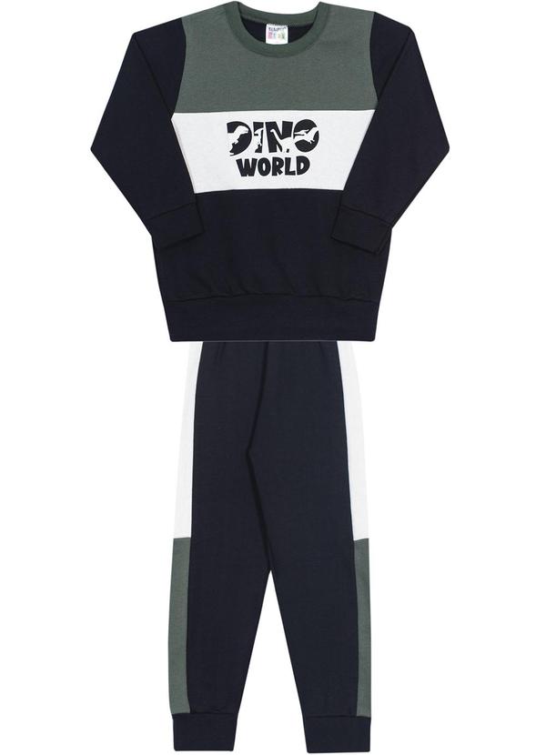 Sempre Kids - Conjunto Masculino Dino Preto