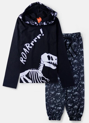 Torrox - Conjunto Masculino Dino Roar Preto - TORROX