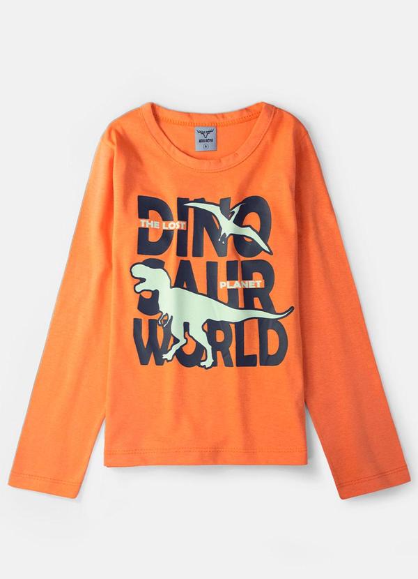 Keki Boys - Conjunto Masculino Dinosaur Laranja 3