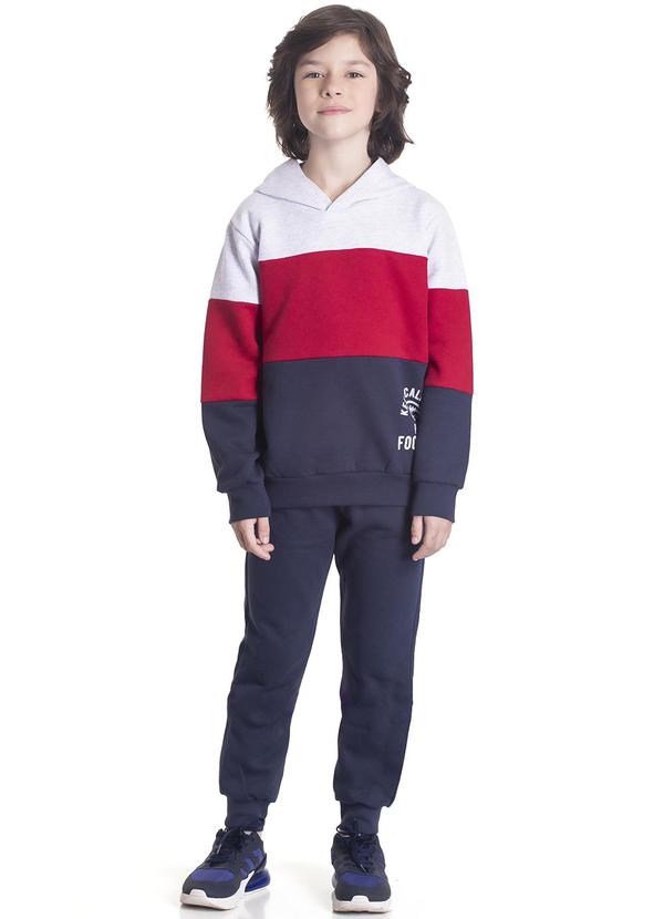 Sempre Kids - Conjunto Masculino Football Cinza