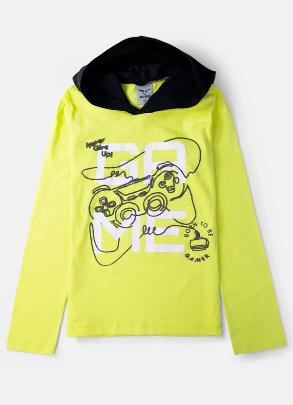 Keki Boys - Conjunto Masculino Game Amarelo Lima 3