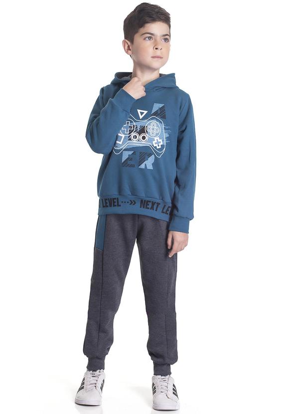 Sempre Kids - Conjunto Masculino Gamer Azul