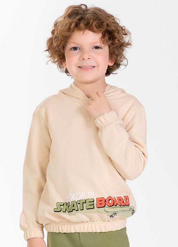 Cativa Kids - Conjunto Masculino Infantil Estampa Bege 2