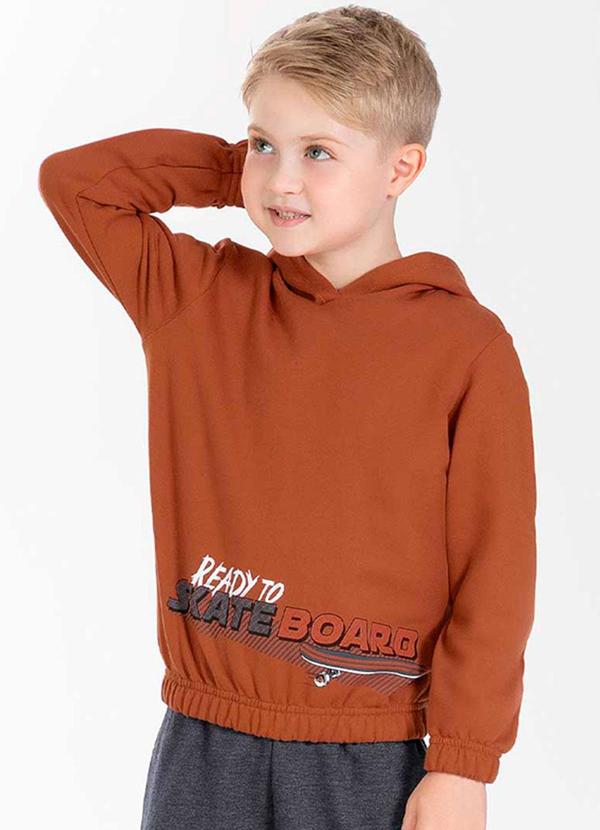 Cativa Kids - Conjunto Masculino Infantil Estampa Marrom 2