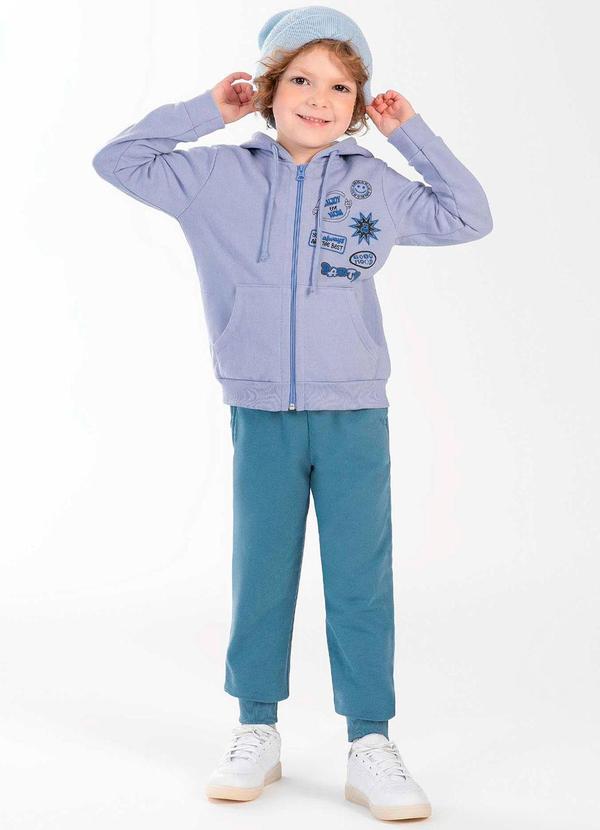 Cativa Kids - Conjunto Masculino Infantil Estilosa Azul