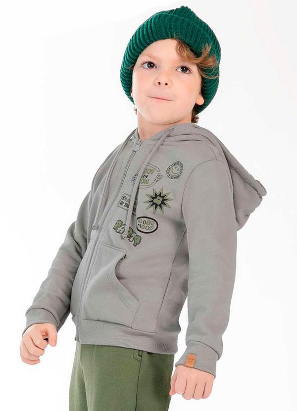Cativa Kids - Conjunto Masculino Infantil Estilosa Cinza 2