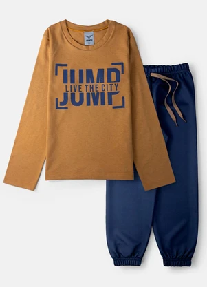 Keki Boys - Conjunto Masculino Live The City Ocre - KEKI BOYS