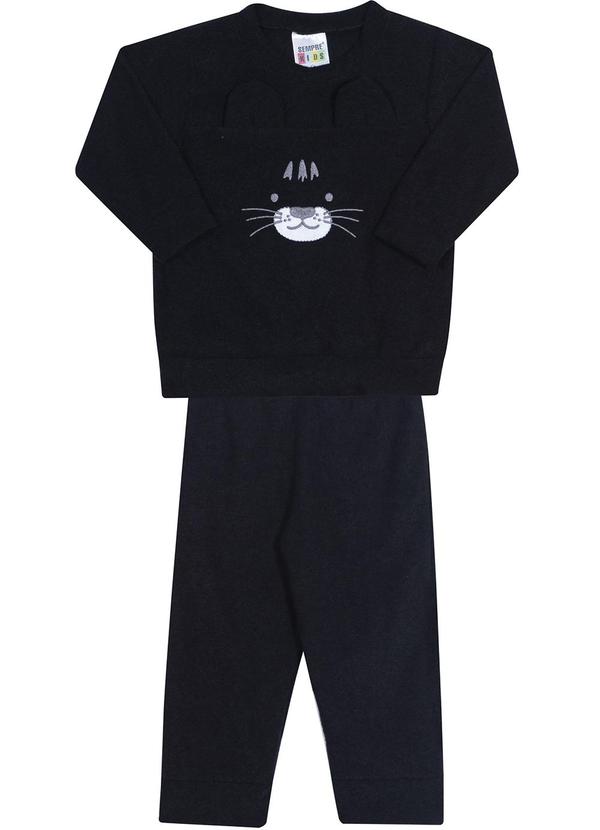 Sempre Kids - Conjunto Masculino Puppy Preto