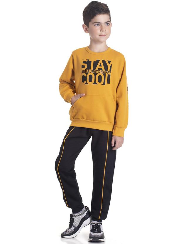 Sempre Kids - Conjunto Masculino Stay Cool Amarelo