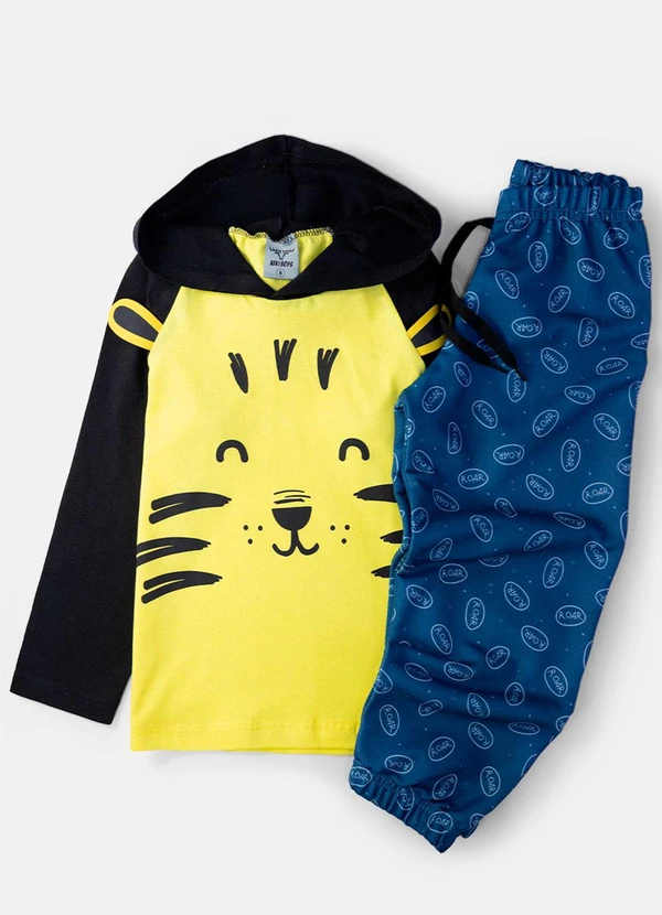 Keki Boys - Conjunto Masculino Tigre Mostarda 2