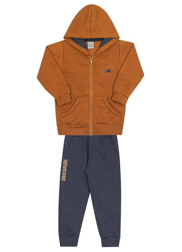 Randa Mundu - Conjunto Matelassê/Calça Moletom Laranja