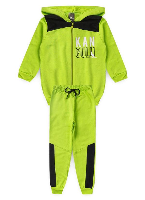 Rosa Azul - Conjunto Menino Básico Kangulu Verde