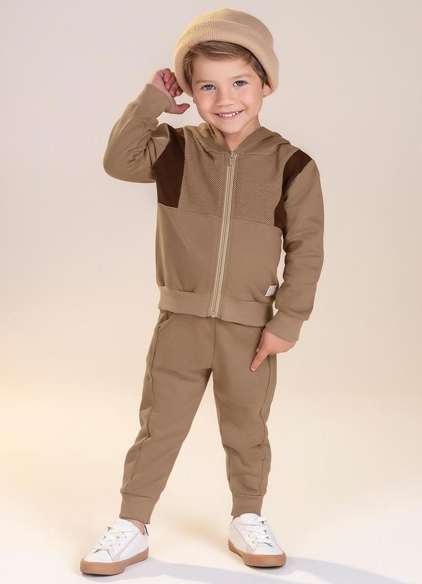 Colorittá - Conjunto Menino Bicolor Marrom