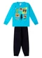 Select - Conjunto Menino Blusa Longa e Calça Azul - variação: Azul