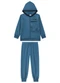 Marlan - Conjunto Menino Blusão e Calça em Malha Verde - variação: Azul