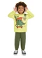 Marlan - Conjunto Menino Blusão e Calça em Moletom Verde - variação: Verde