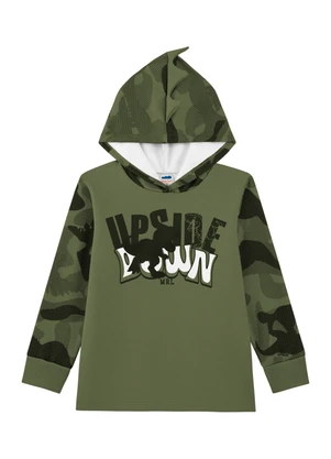 Marlan - Conjunto Menino Blusão e Calça em Moletom Verde - MARLAN