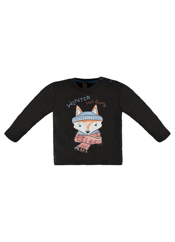 Up Baby - Conjunto Menino Camiseta e Calça Preto 3