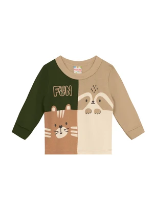 Brandili - Conjunto Menino de Bichinhos Verde - BRANDILI