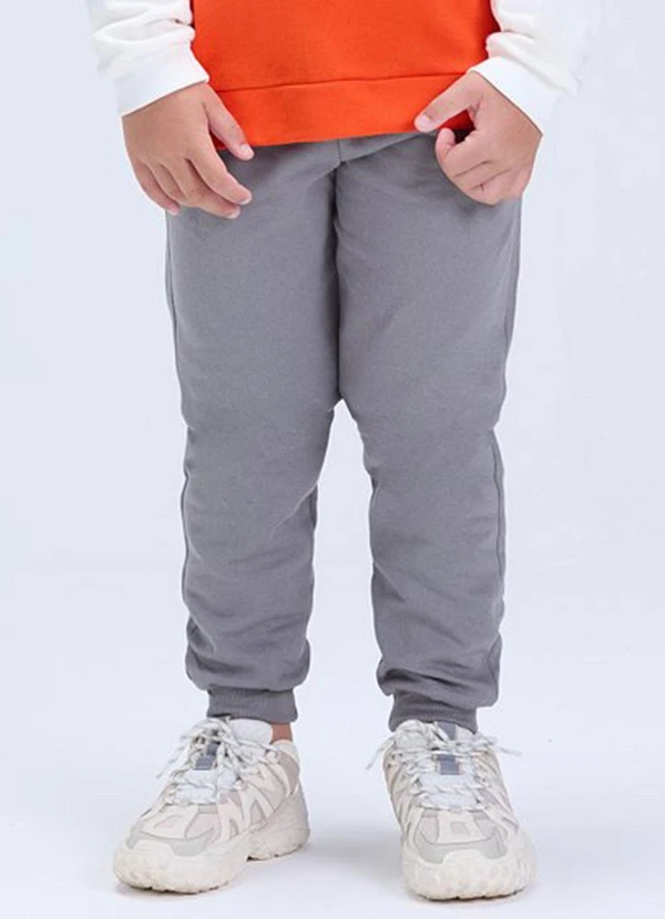 Vida Costeira - Conjunto Menino de Moletom Tricolor Laranja 3