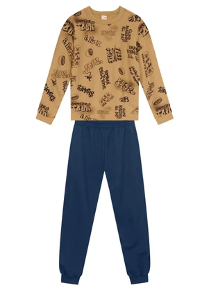 Brandili - Conjunto Menino de Skate Marrom - BRANDILI