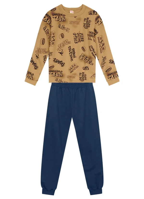 Brandili - Conjunto Menino de Skate Marrom 2