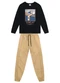 Brandili - Conjunto Menino de Skate Natural - variação: Natural