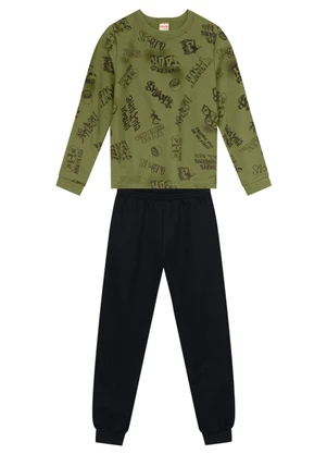 Brandili - Conjunto Menino de Skate Verde - BRANDILI