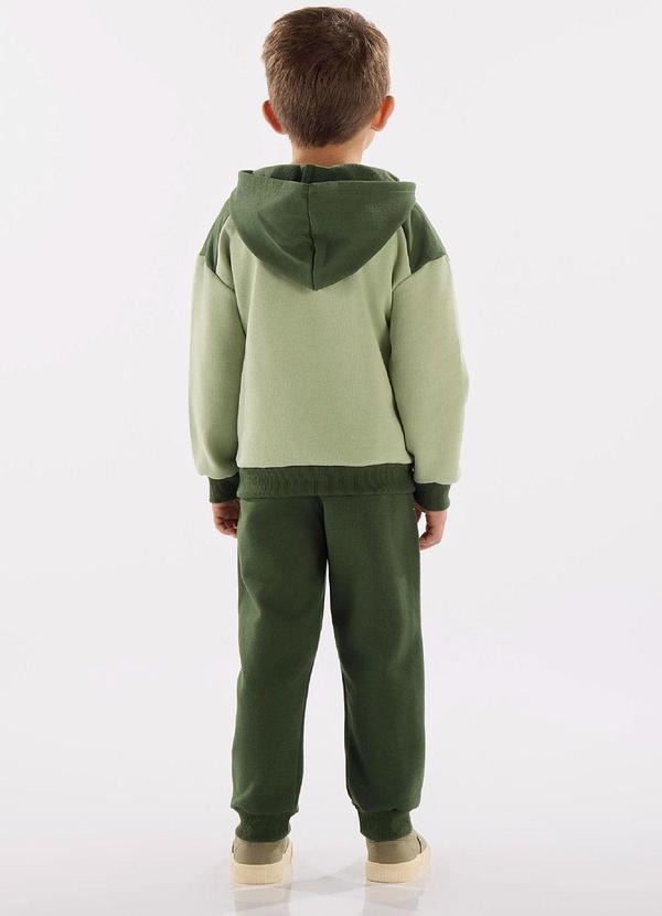 Up Baby - Conjunto Menino em Moletom Verde 2