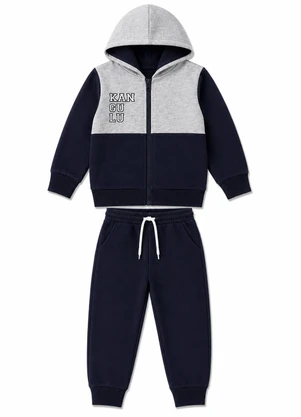 Rosa Azul - Conjunto Menino Kangulu Azul Marinho - ROSA AZUL