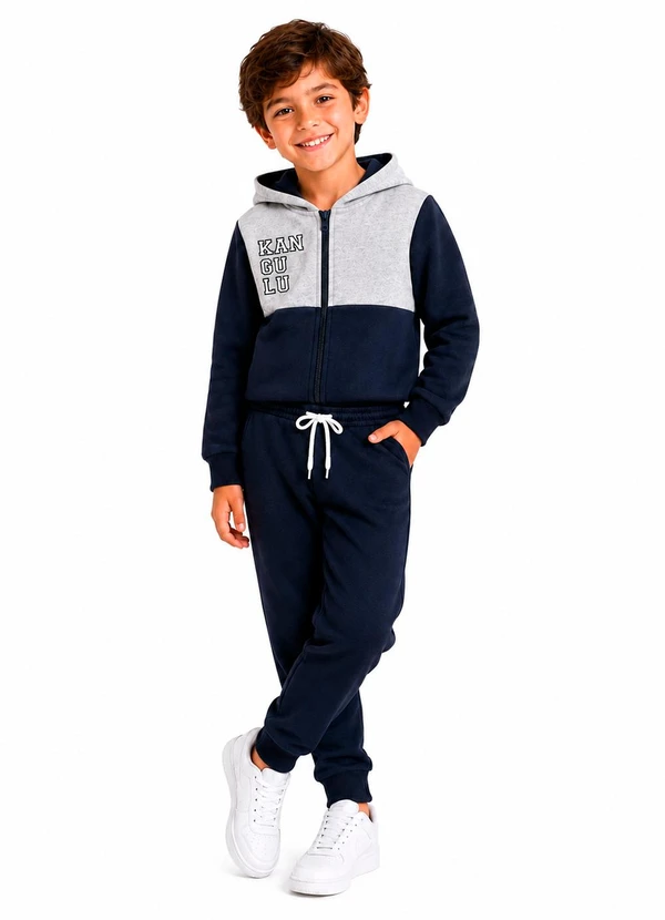 Rosa Azul - Conjunto Menino Kangulu Azul Marinho