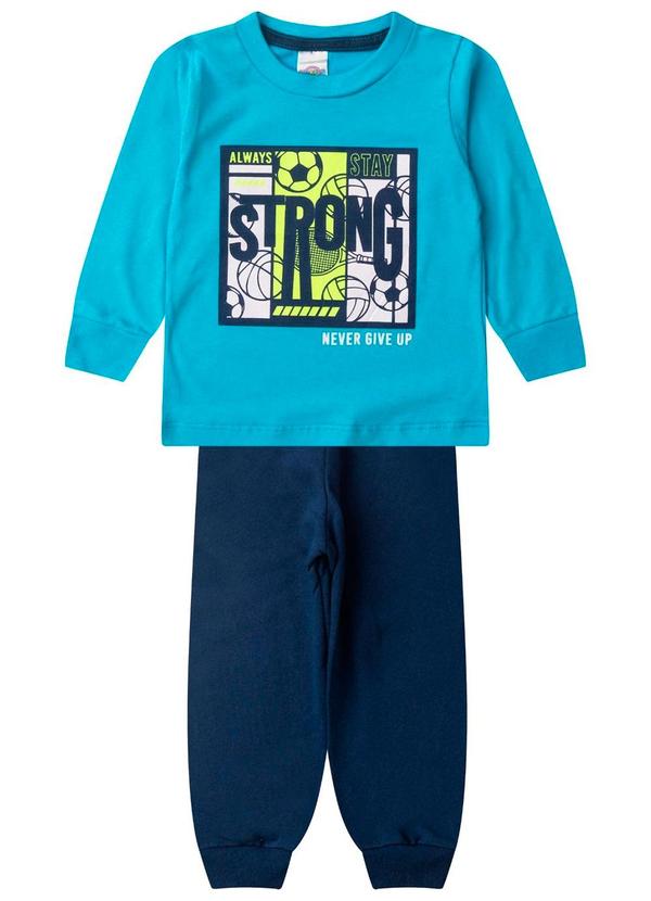 Rovitex - Conjunto Menino Meia Estação Kappes Azul