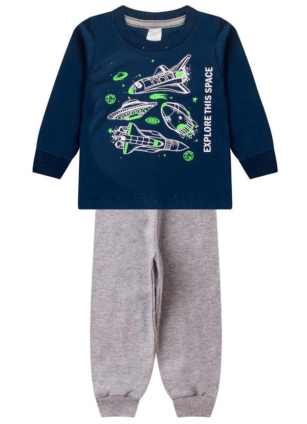 Rovitex - Conjunto Menino Meia Estação Kappes Azul