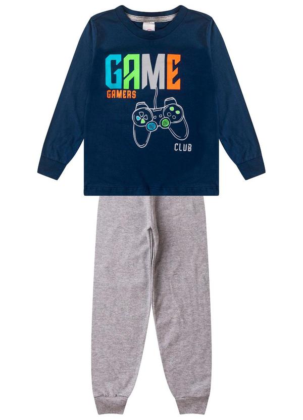 Rovitex - Conjunto Menino Meia Estação Kappes Azul