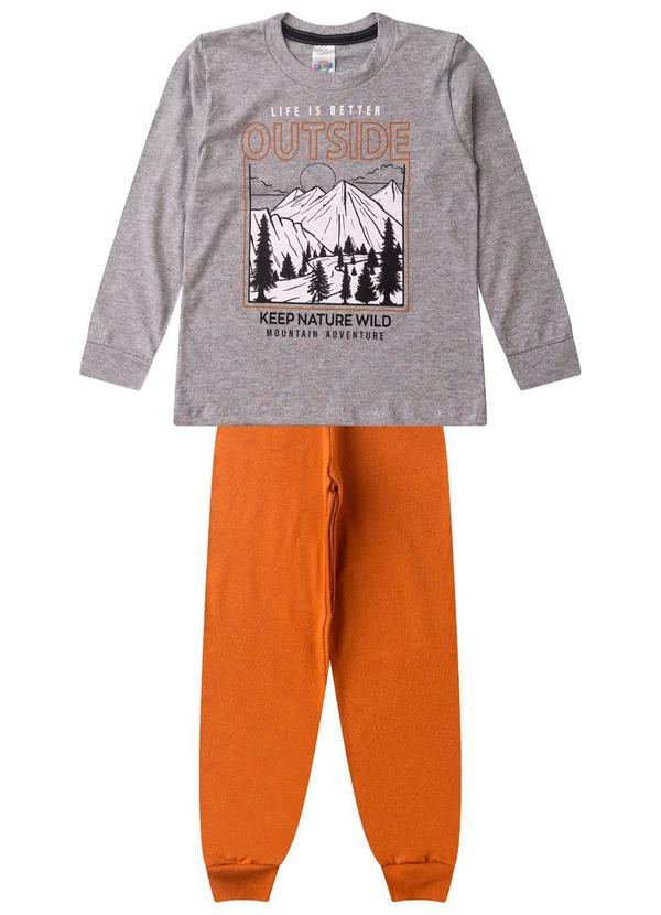 Rovitex - Conjunto Menino Meia Estação Kappes Laranja