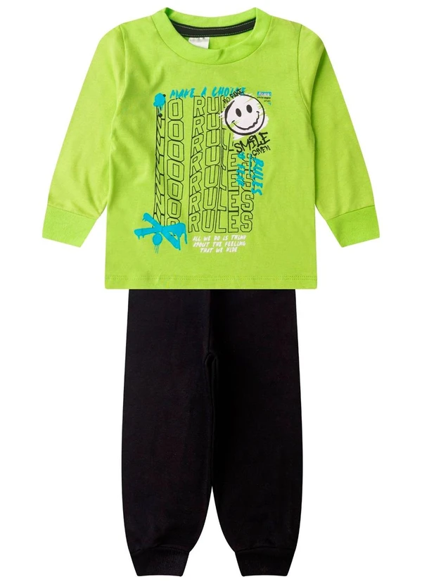 Rovitex - Conjunto Menino Meia Estação Kappes Verde