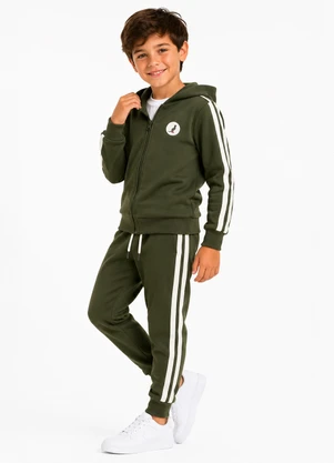 Rosa Azul - Conjunto Menino Minimalista Verde Militar - ROSA AZUL