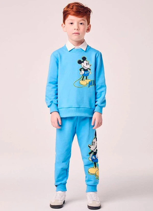 Youccie - Conjunto Menino Moletom Infantil do Mickey