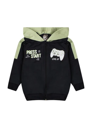 Rosa Azul - Conjunto Menino Press Start Preto - ROSA AZUL
