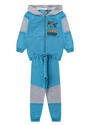 Rosa Azul - Conjunto Menino Roar Kangulu Cobalto - ROSA AZUL