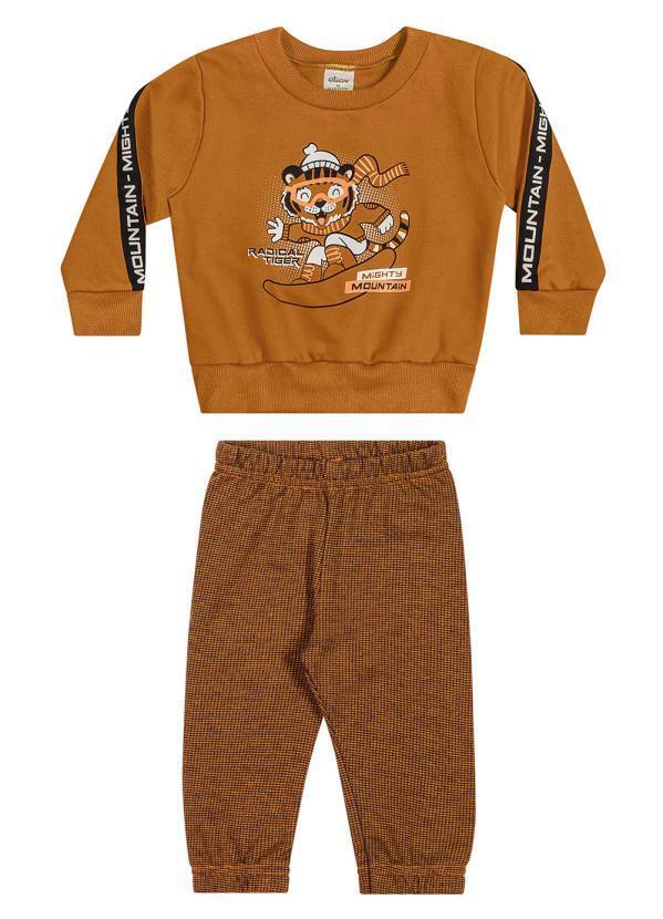 Elian - Conjunto Menino Urso Marrom