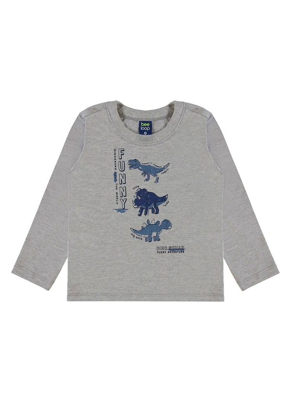 Bee Loop - Conjunto Meu Dinossaurinho Infantil Cinza 2