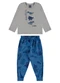 Bee Loop - Conjunto Dinossaurinho Infantil Branco - variação:  