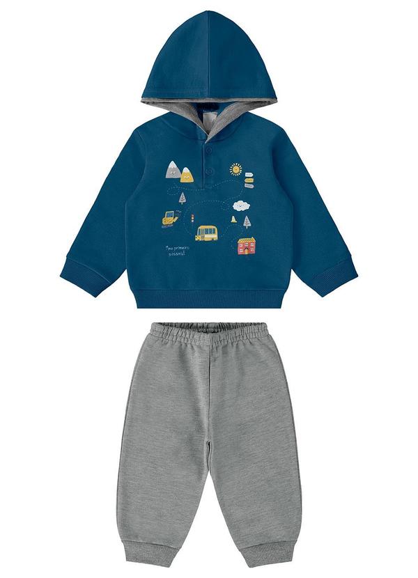 Malwee Kids - Conjunto Meu Primeiro Passeio Menino Azul 1