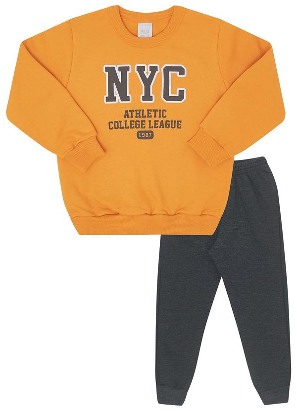 Pulla Bulla - Conjunto Moletom Amarelo