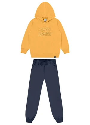 Pulla Bulla - Conjunto Moletom Amarelo - PULLA BULLA